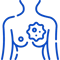 Breast cancer detection symbol